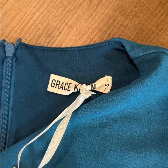 Grace Karin blue green dress - Picture 6 of 8